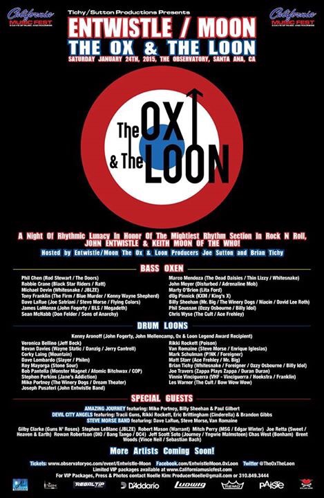 THE OX AND THE LOON UPDATED SHOW INFORMATION FOR January 24,&nbsp;2015