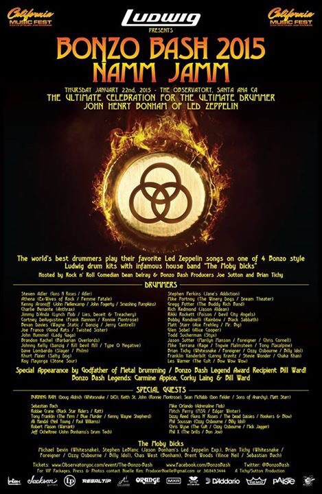 BONZO BASH UPDATED SHOW INFORMATION FOR January 22,&nbsp;2015