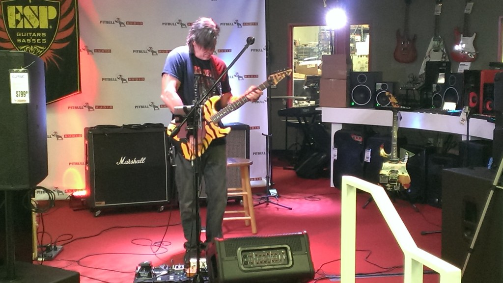 GEORGE LYNCH ESP CLINIC PITBULL AUDIO  NATIONAL CITY, CA pics by Johnny Blade&nbsp;5/2/2015