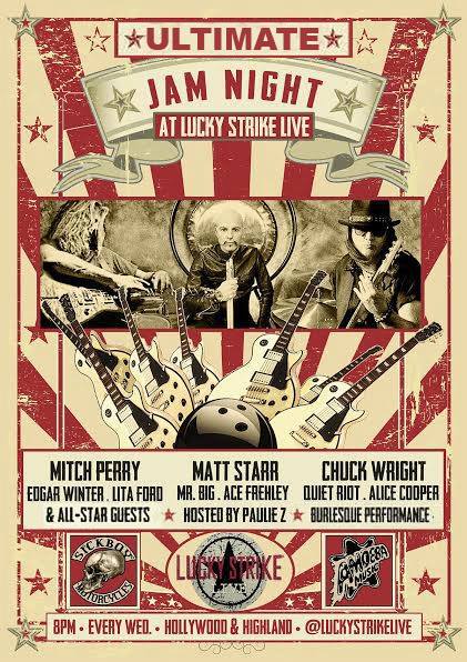 GUNZO, RICHIE KOTZEN Other Special Guests HOLLYWOOD JAM NIGHT&nbsp;5/6/2015