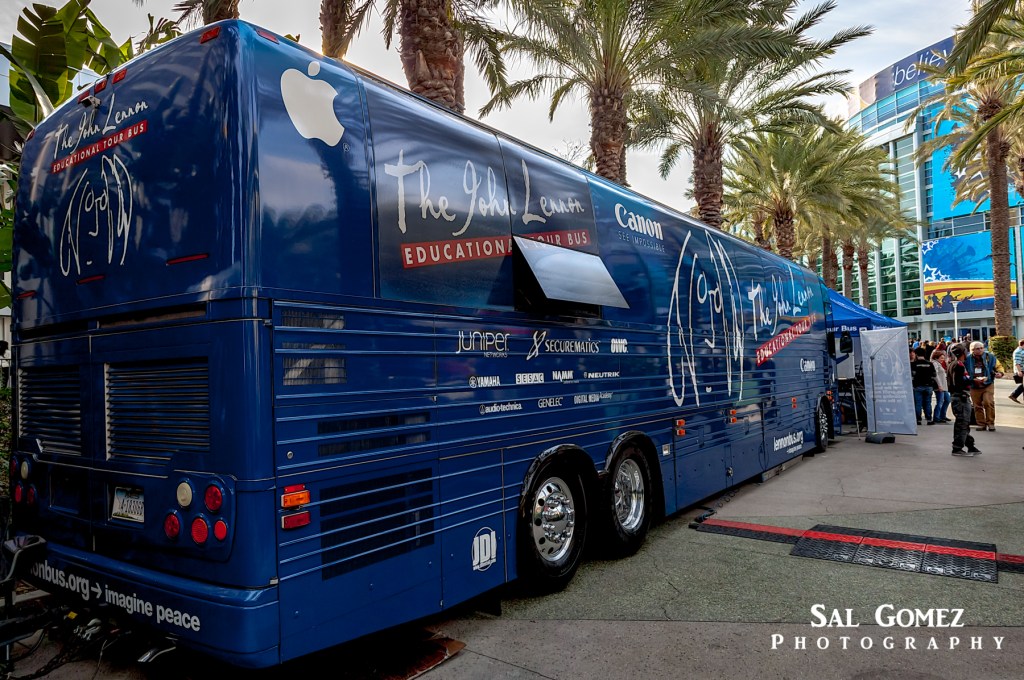 The John Lennon Educational Bus at&nbsp;NAMM