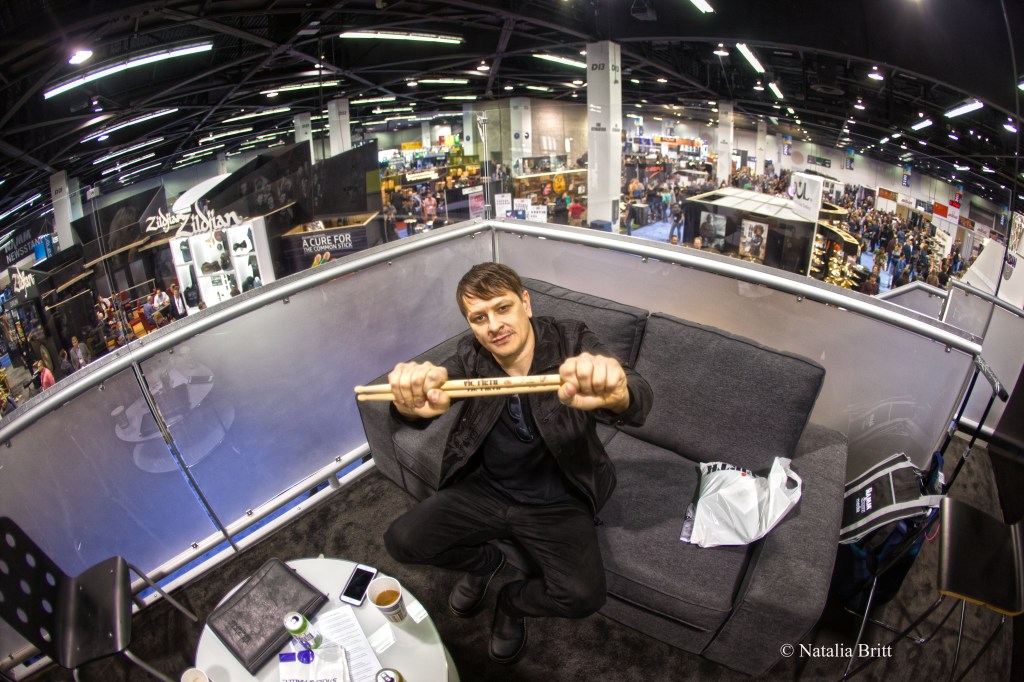RAY LUZIER INTERVIEW at the VIC FIRTH BOOTH AT NAMM ANAHEIM&nbsp;1/22/2016
