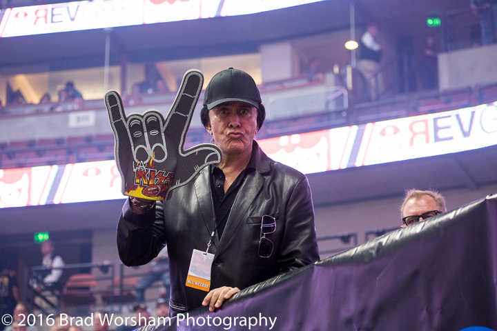 LA KISS and GENE SIMMONS PICTURES From Home Game 2 THE HONDA CENTER&nbsp;4/9/2016