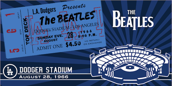 50th Anniversary Celebrating The Beatles At Dodger Stadium in&nbsp;1966