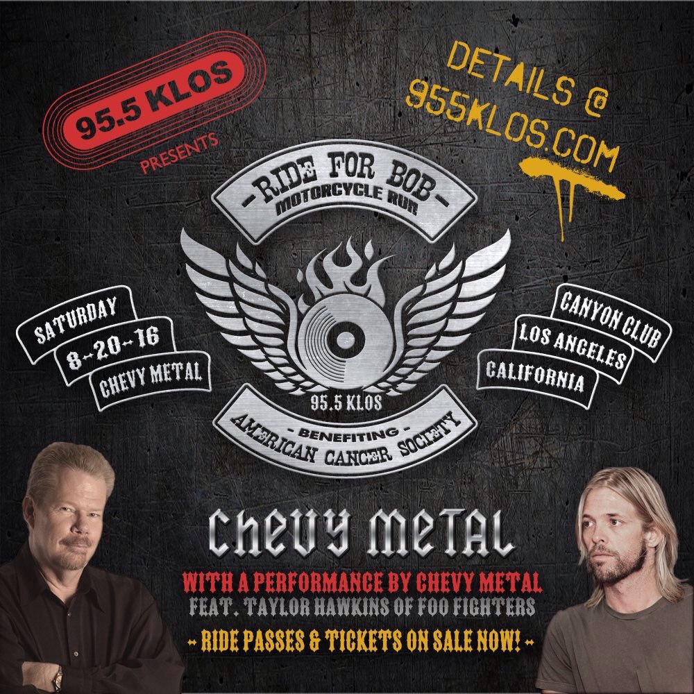 CHEVY METAL at The Canyon Club 95.5 KLOS #RIDEFORBOB&nbsp;8/20/2016