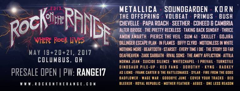 METALLICA, SOUNDGARDEN, AND KORN HEADLINE AMERICA’S LARGEST AND MOST ACCLAIMED ROCK FESTIVAL MAY 19, 20 & 21 AT MAPFRE STADIUM IN COLUMBUS,&nbsp;OHIO
