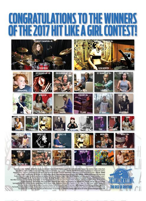 2017 Hit Like A Girl Contest Champions, Winners & Award&nbsp;Recipients