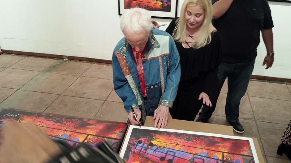 Robby Krieger’s “Light My Fire” Art Exhibit for Charity at Mr Musichead&nbsp;Gallery