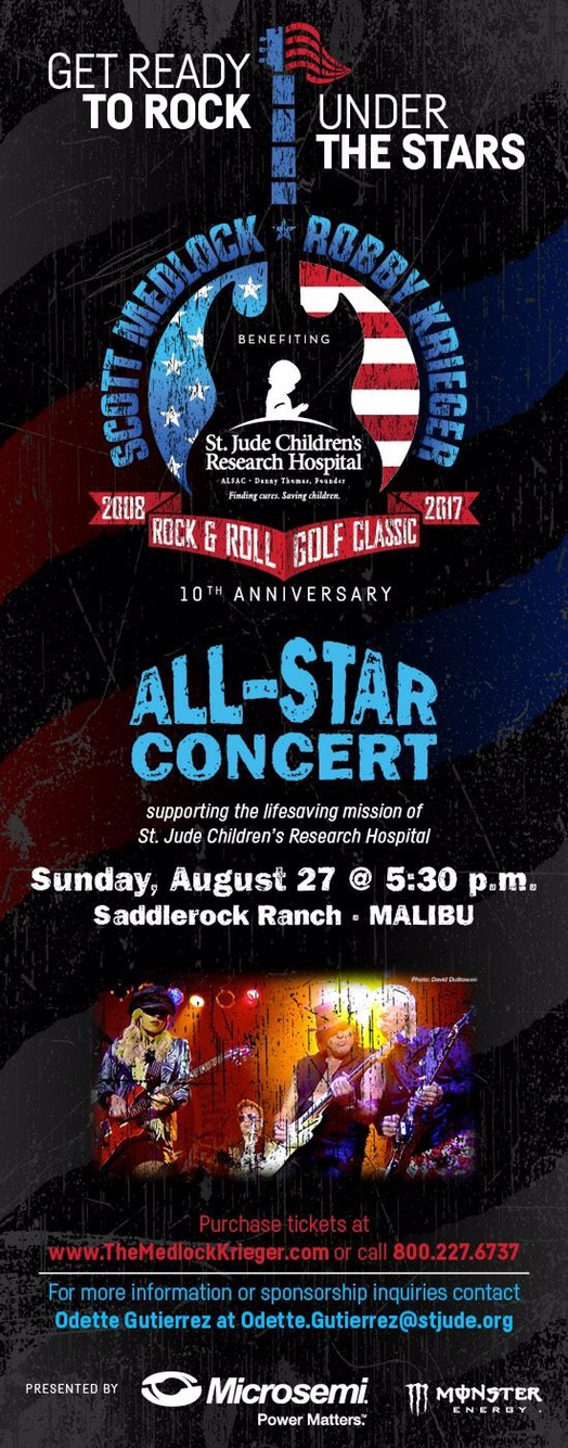 Medlock Krieger 10th Anniversary to Feature Jack Black, Current And Former Members of KISS, Heart, Boston, Alice In Chains, Steel Panther,  with Richie Sambora, Orianthi This Sunday Afternoon. Tickets&nbsp;Available