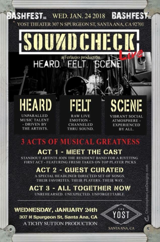 BONZO BASH, RANDY RHOADS REMEMBERED, SOUNDCHECK LIVE COMBINE FOR THIS YEAR’S BASH FEST DURING NAMM&nbsp;2018.