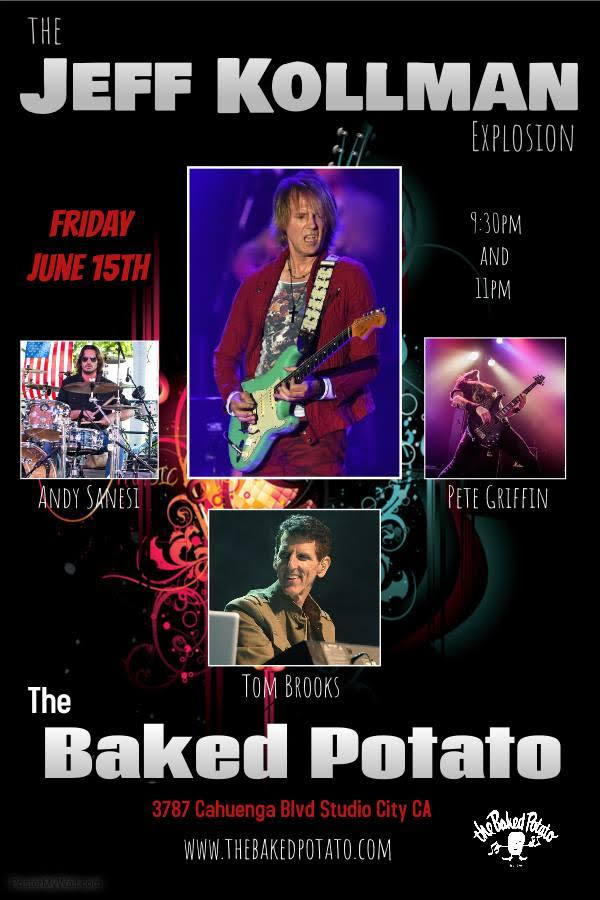 JEFF KOLLMAN Debuting New Solo Band Line-up at The Baked Potato