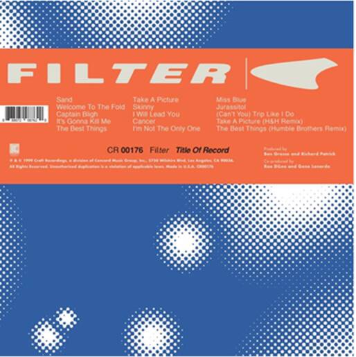 FILTER’S PLATINUM-SELLING, SOPHOMORE ALBUM TITLE OF RECORD SET FOR DELUXE 20TH ANNIVERSARY REISSUE ‪AUGUST&nbsp;9TH‬