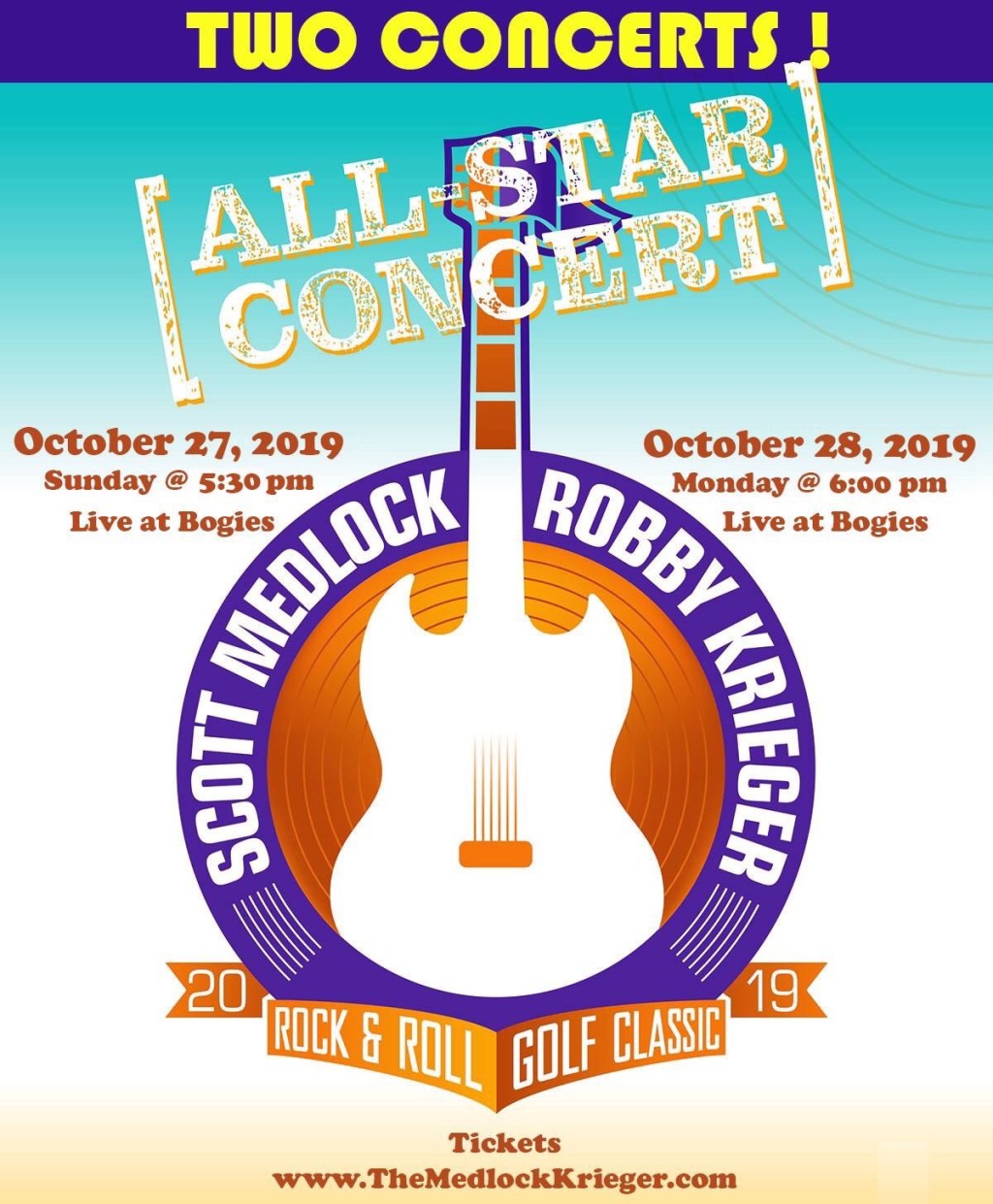 Musicians and Celebrities from The Doors, KISS, Chicago, No Doubt and many more to Join the 12th Annual Scott Medlock-Robby Krieger Golf Classic and All-Star Concert to Benefit Simms/Mann UCLA Center for Integrative Oncology & St. Jude Children’s Research&nbsp;Hospital®