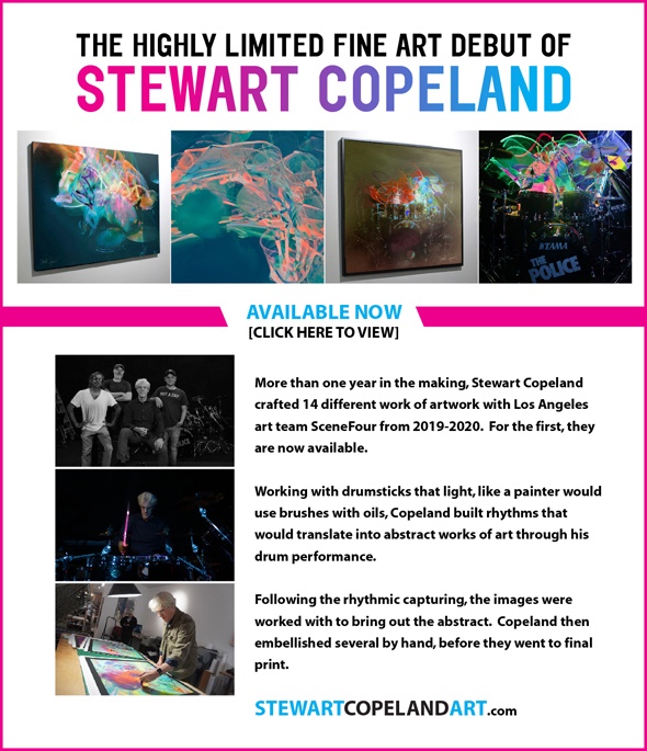 Artwork by Stewart Copeland of The Police Available&nbsp;Now