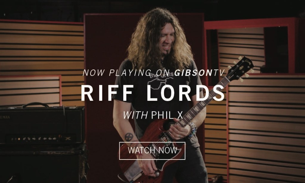 Watch “Riff Lords” Streaming Now On Gibson TV; Learn How To Play Iconic Riffs With Phil X Of Bon Jovi And Richie Faulkner Of Judas&nbsp;Priest