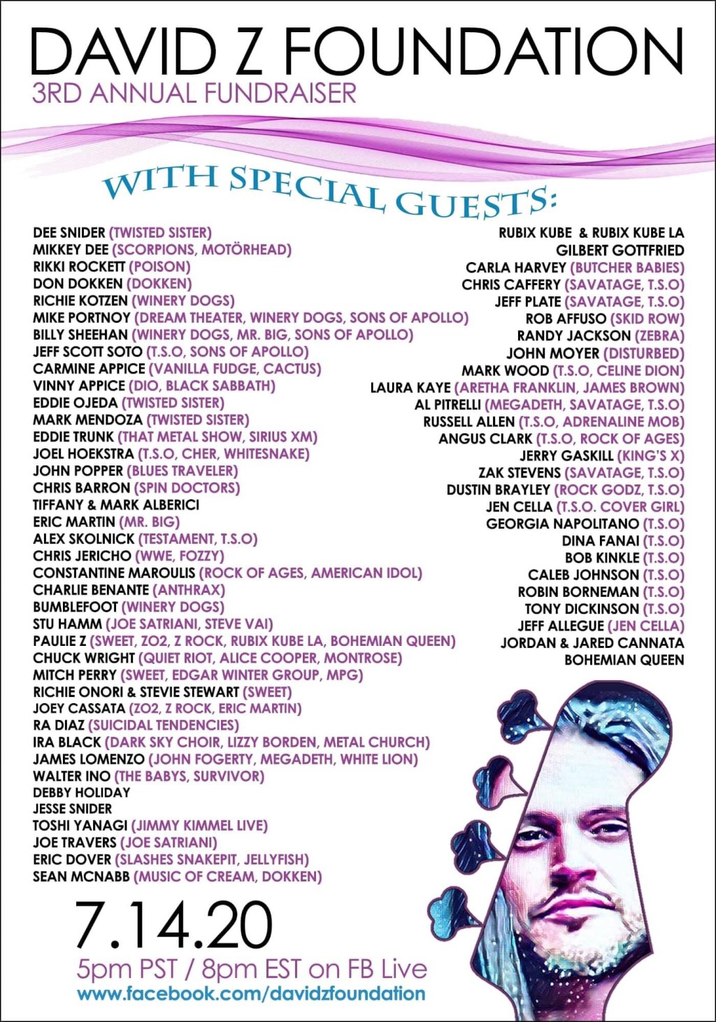 David Z Foundation Tuesday night 7/14/20 LIVE&nbsp;Fundraiser