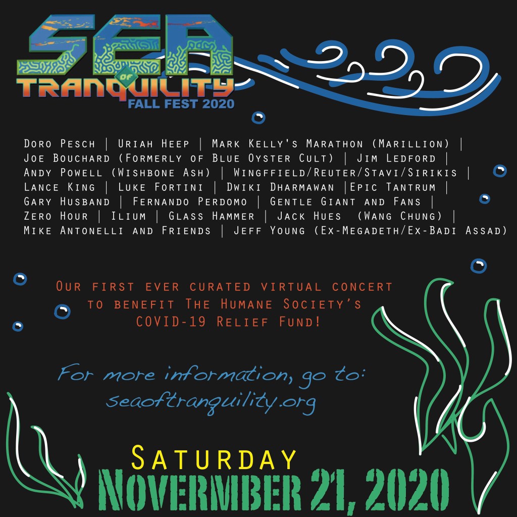 Sea Of Tranquility Fall Fest 2020, first ever virtual concert to benefit The Humane Society’s COVID-19 Relief&nbsp;Fund