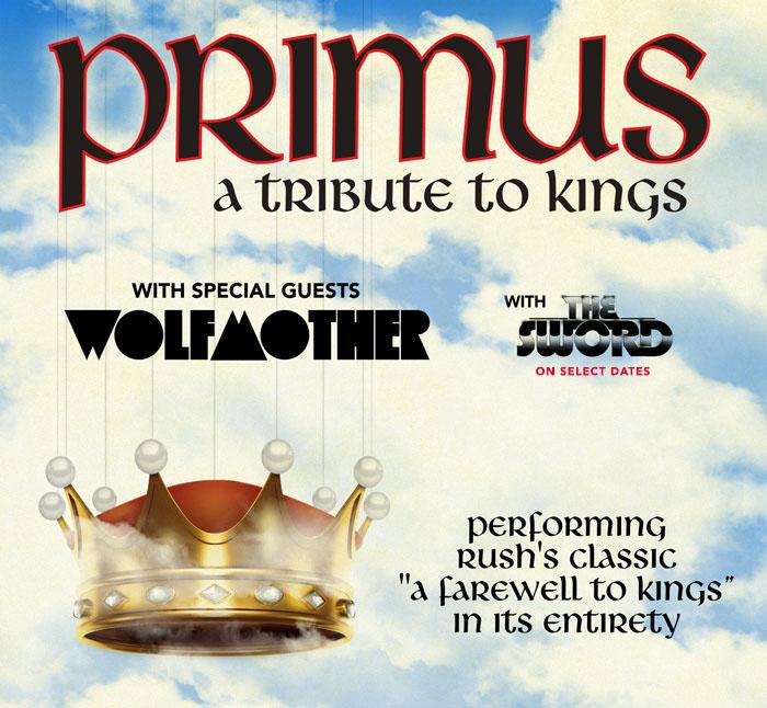 Primus Tour 2021 A Tribute to&nbsp;Kings
