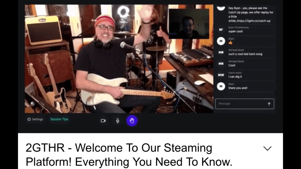 New Video Platform 2GTHR Connects Fans With Guitarists for Interactive&nbsp;Livestreams