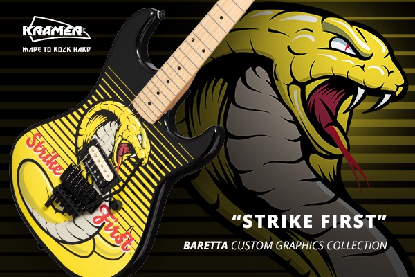 Kramer Shows NO MERCY with Custom Graphics Collection “Strike First” Baretta tribute that Strikes First and Strikes&nbsp;Hard!