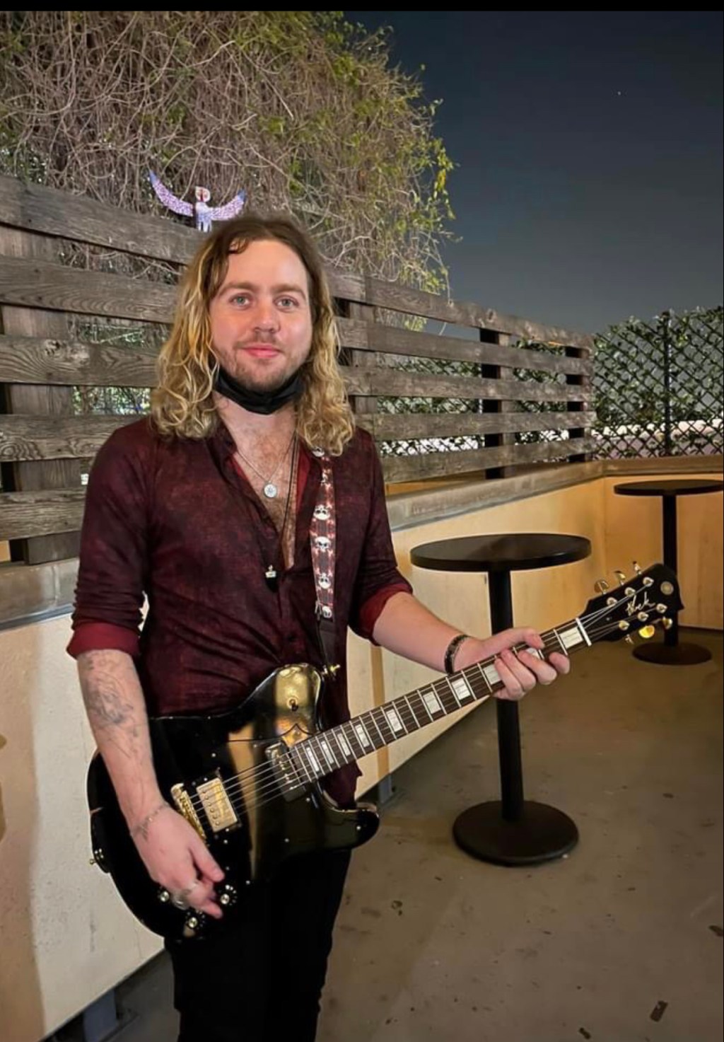 The Struts House of Blues, Anaheim, CA 1/25/2022 Strange Days are Over Tour: The Debut of the Adamoo 2 by Kz&nbsp;Guitars