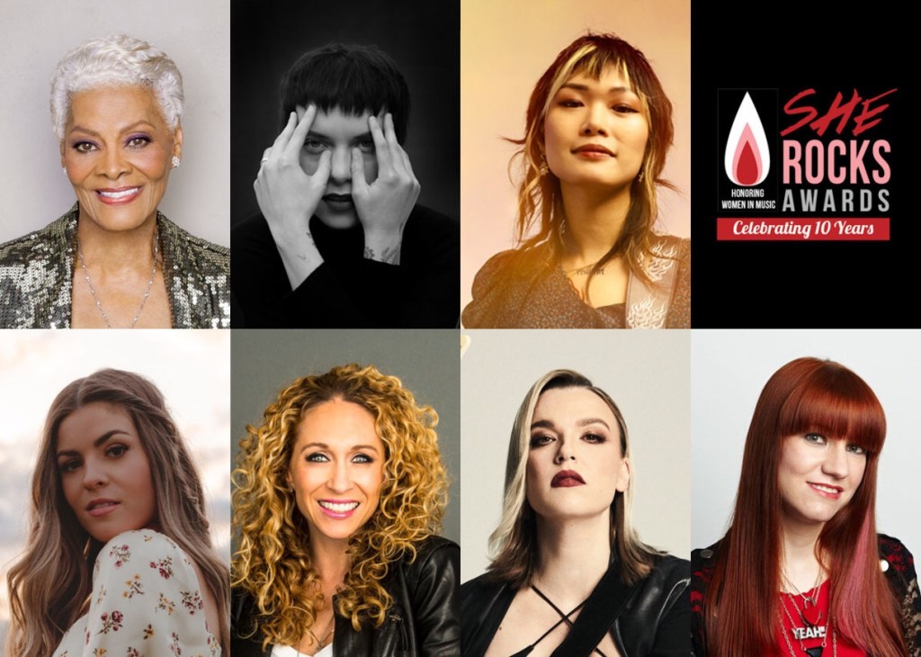 Dionne Warwick, Carmen Vandenberg and Yvette Young to be Honored at the 10th Annual She Rocks&nbsp;Awards