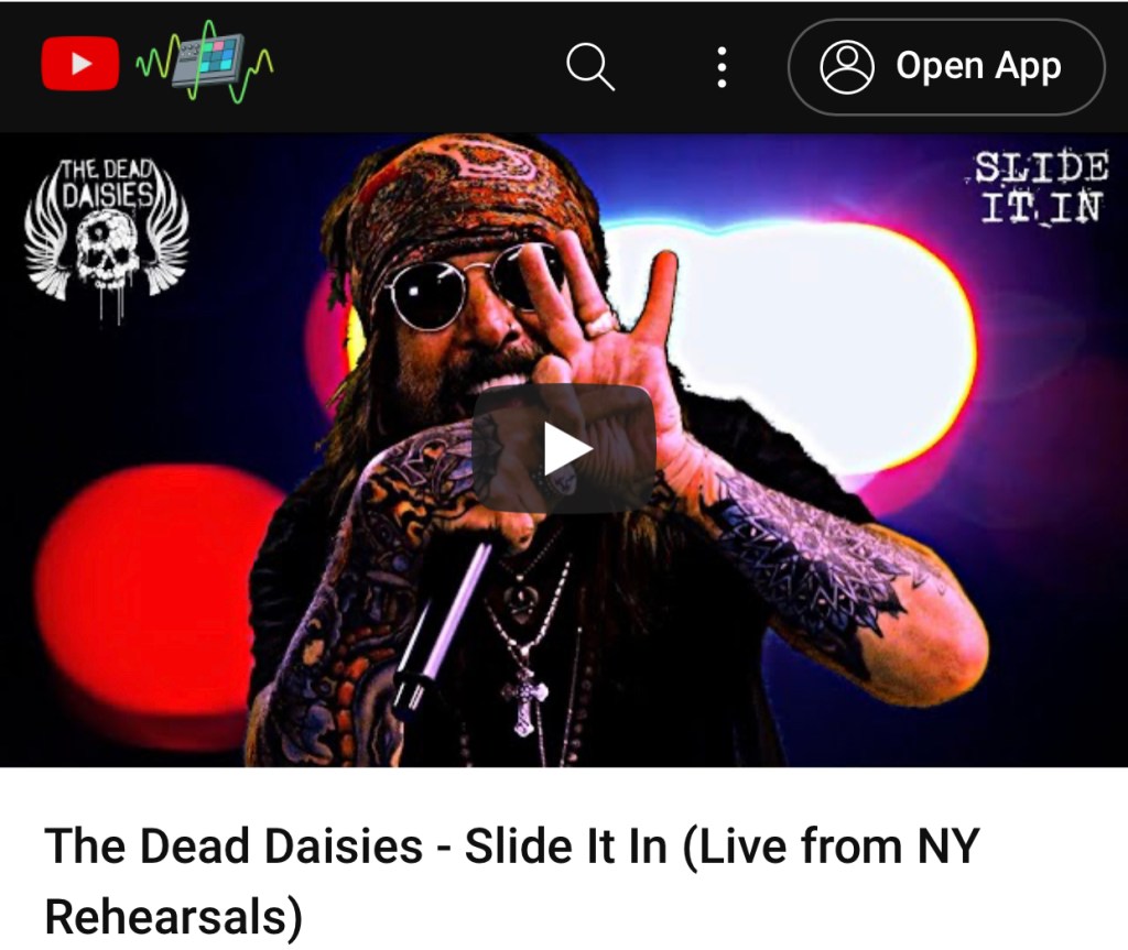 THE DEAD DAISIES – ‘SLIDE IT IN’&nbsp;VIDEO