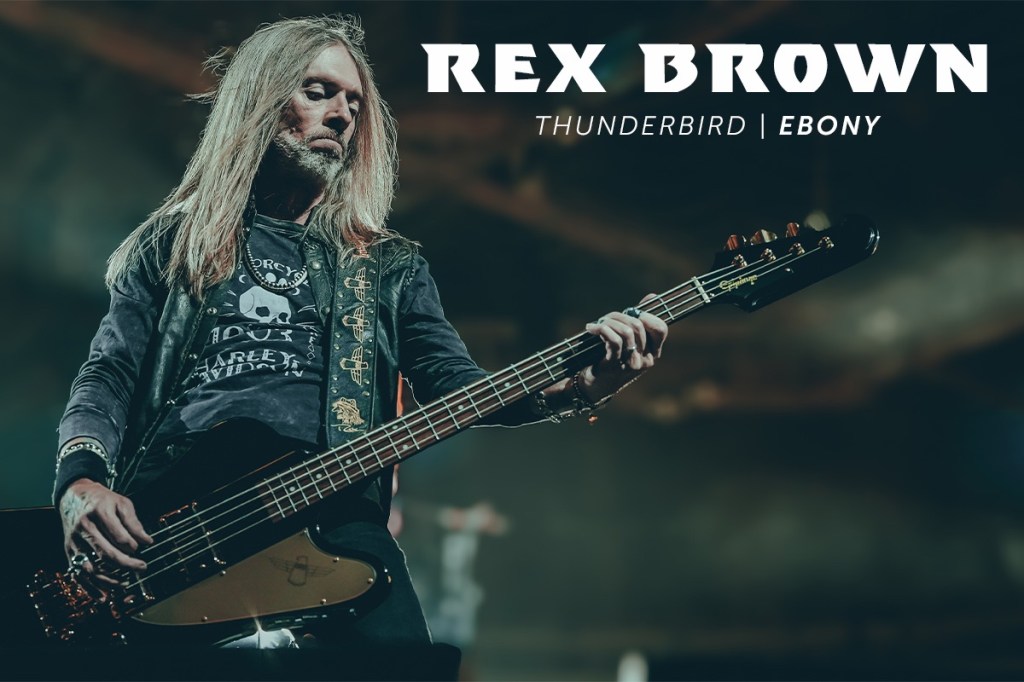 Epiphone Introduces the Rex Brown&nbsp;Thunderbird